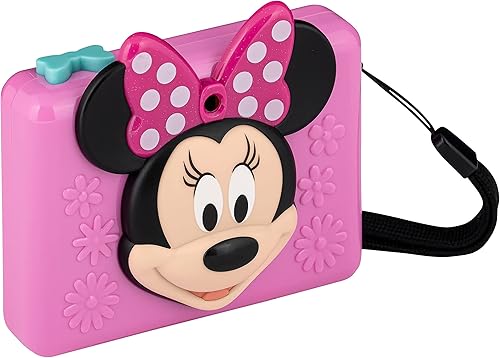 Miniatura 3 de ekids Minnie Mouse Kids Camera with SD Card, Digital Camera for Kids with Video Recording and Built-in Digital Stickers, Disney Gifts for Girls Make