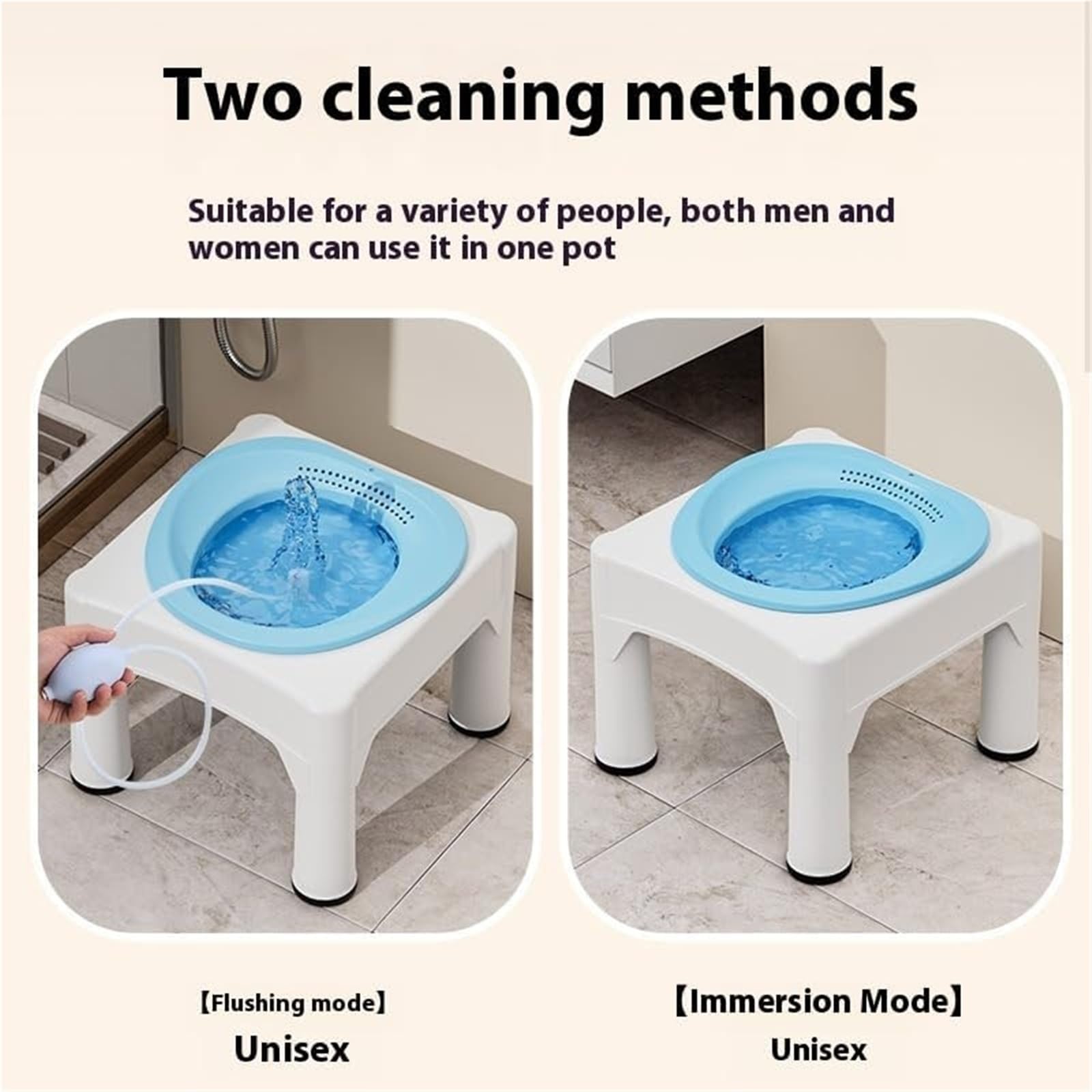 Sitz, vasca da bagno per la cura post-parto, bacino resistente con sciacquone manuale, bidet universale per alleviare emorroidi e infiammazioni perineali