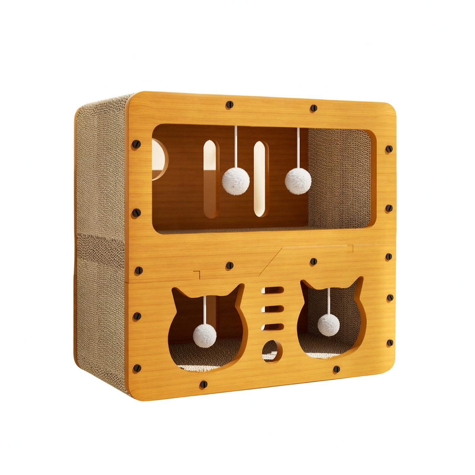 Cuccia per Gatti in Cartone Stabile, style to 8, 45 × 26 × 51 Cm