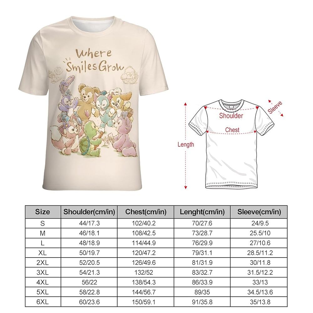 Amazon.co.jp: [Plamvect] ダッフィー フレンズ Tシャツ 半袖