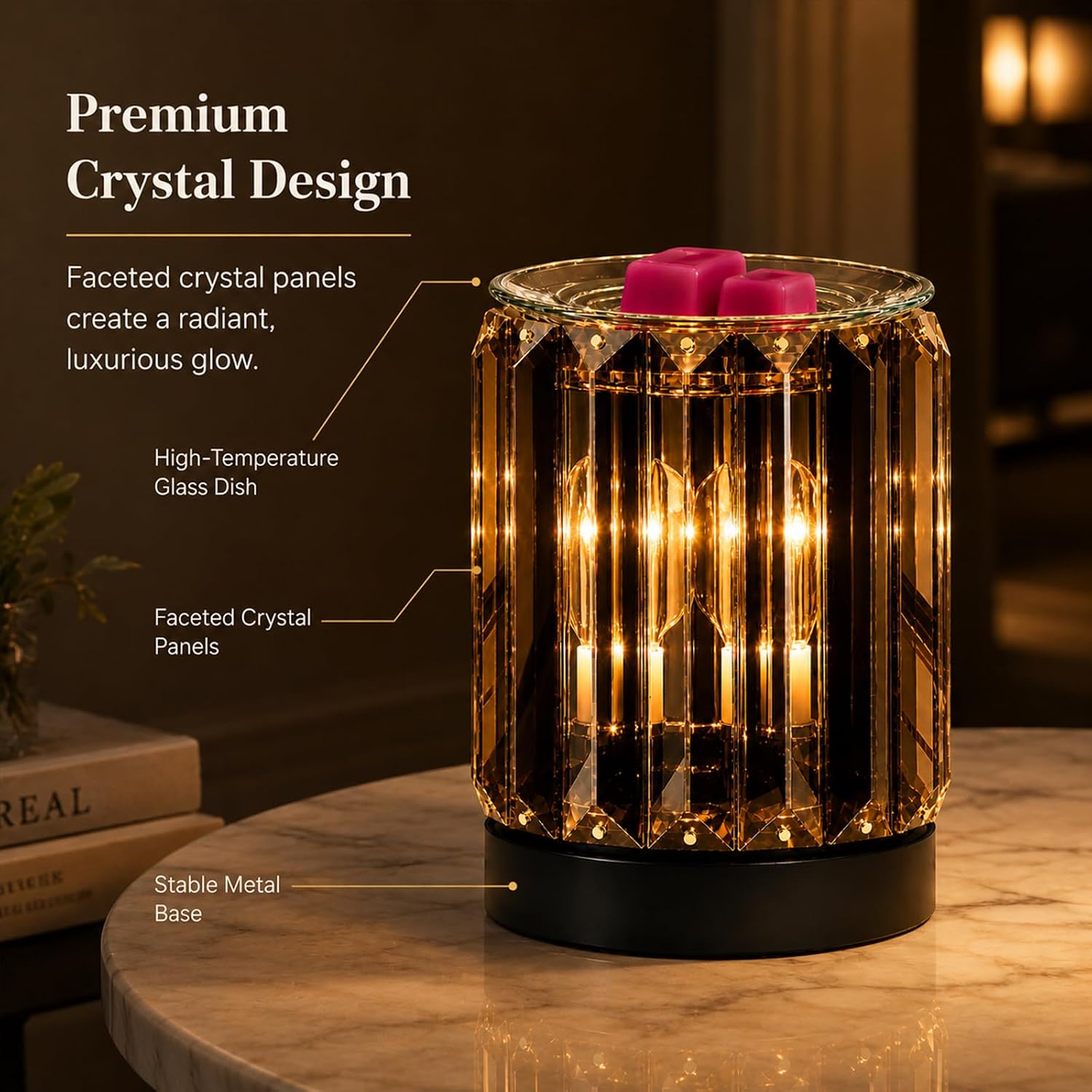 Leyoue Wax Warmer, Electric Wax Melt Warmer with Night Light