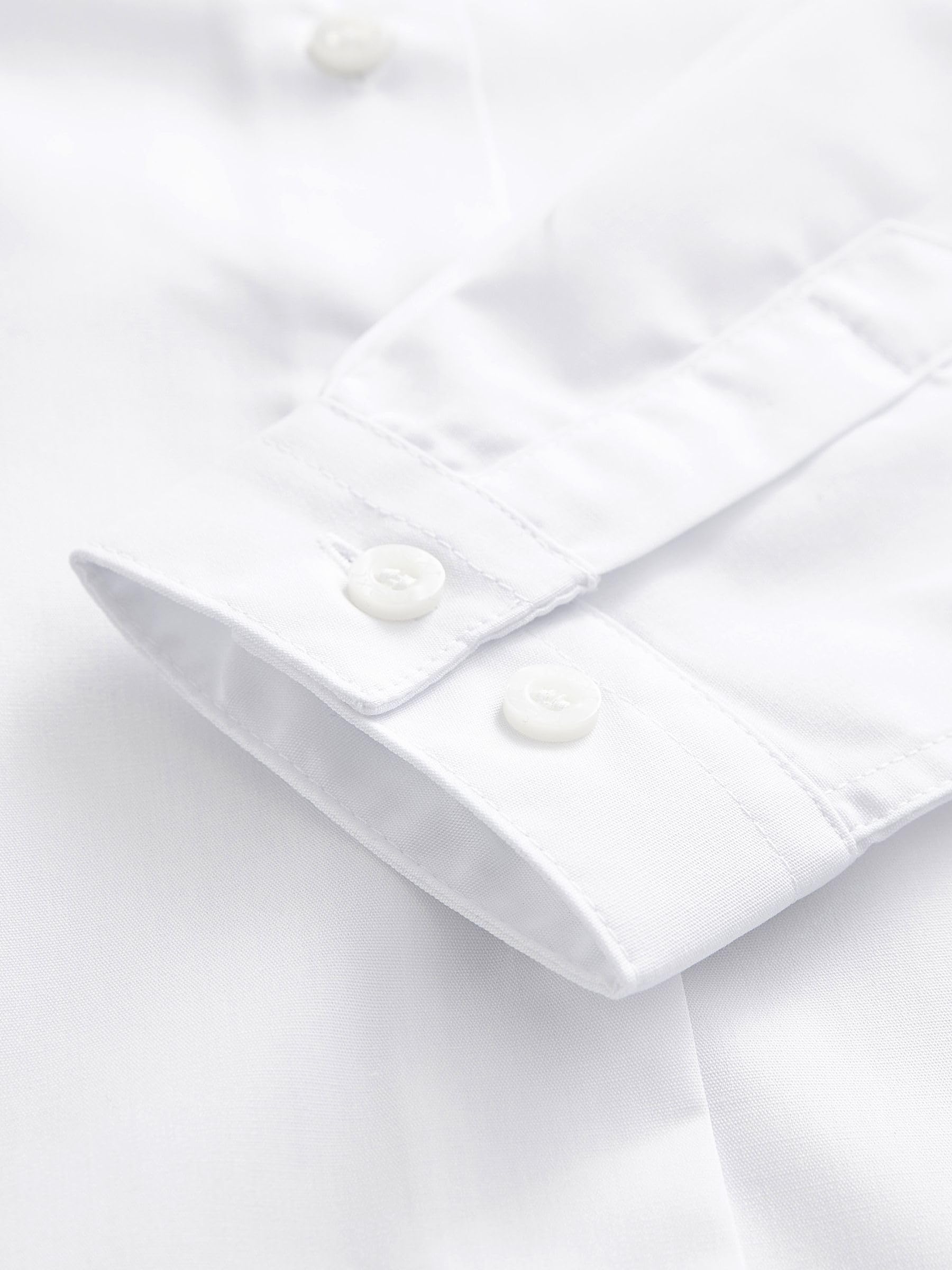 NEXT Fille Chemise d'école Standard habillée à Manches Longues, Lot de 5
