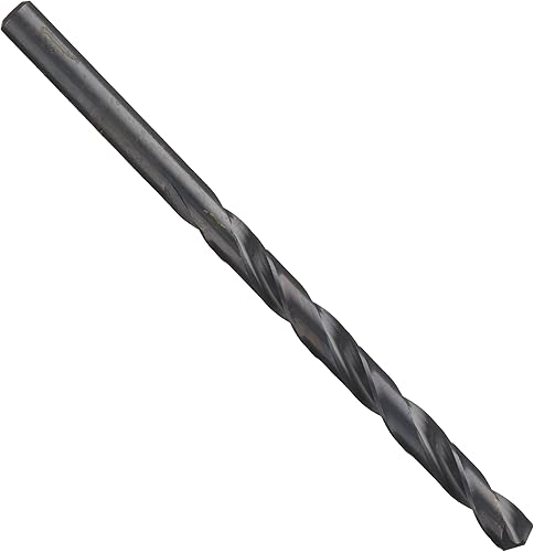 Cleveland 2222 High Speed Steel Jobbers' Length Drill Bit, Uncoated (Bright), Ro