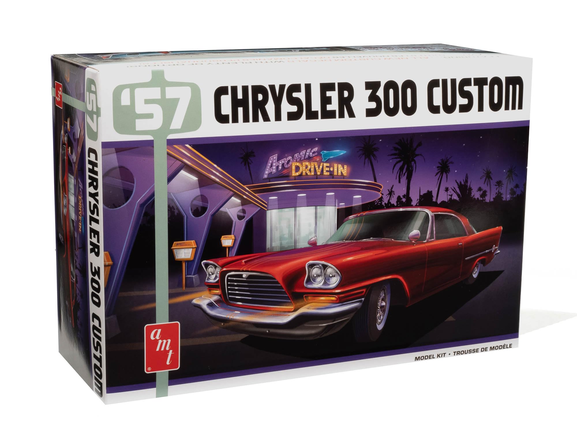 Amazon.com: AMT 1957 Chrysler 300 Custom Version 1:25 Scale Model