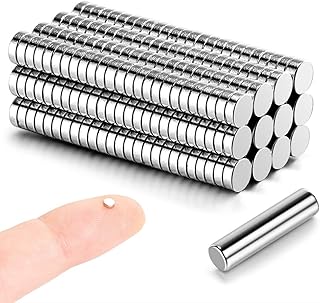 300 Magnets, 3 x 1 mm, Rare Earth Neodymium Magnets, Mini Round Thin Magnets for Crafts, Miniatures, Models, DIY, Decoration, Refrigerator, Model Making