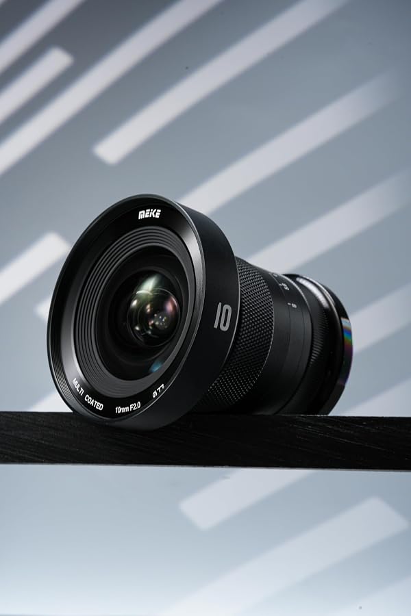 Meike 10mm F2.0 Ultra Wide Angle APS-C Manual Focus Lens Compatible with RF-Mount Cameras EOS-R EOS-RP R5 R6 Under APS-C Mode by Meike - Used condition - Image 2