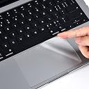 CaseBuy MacBook Air 13.6 Trackpad Protector Cover for 2026 2025 2024 2023 2022 MacBook Air 13.6" M5 M4 M3 M2 Chip A3449 A2681 A3113 A3240 with Touch ID Clear Anti-Scratch Touch Pad Protector -2PCS