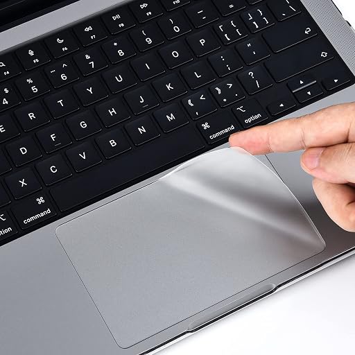 CaseBuy MacBook Air 13.6 Trackpad Protector Cover for 2026 2025 2024 2023 2022 MacBook Air 13.6" M5 M4 M3 M2 Chip A3449 A2681 A3113 A3240 with Touch ID Clear Anti-Scratch Touch Pad Protector -2PCS