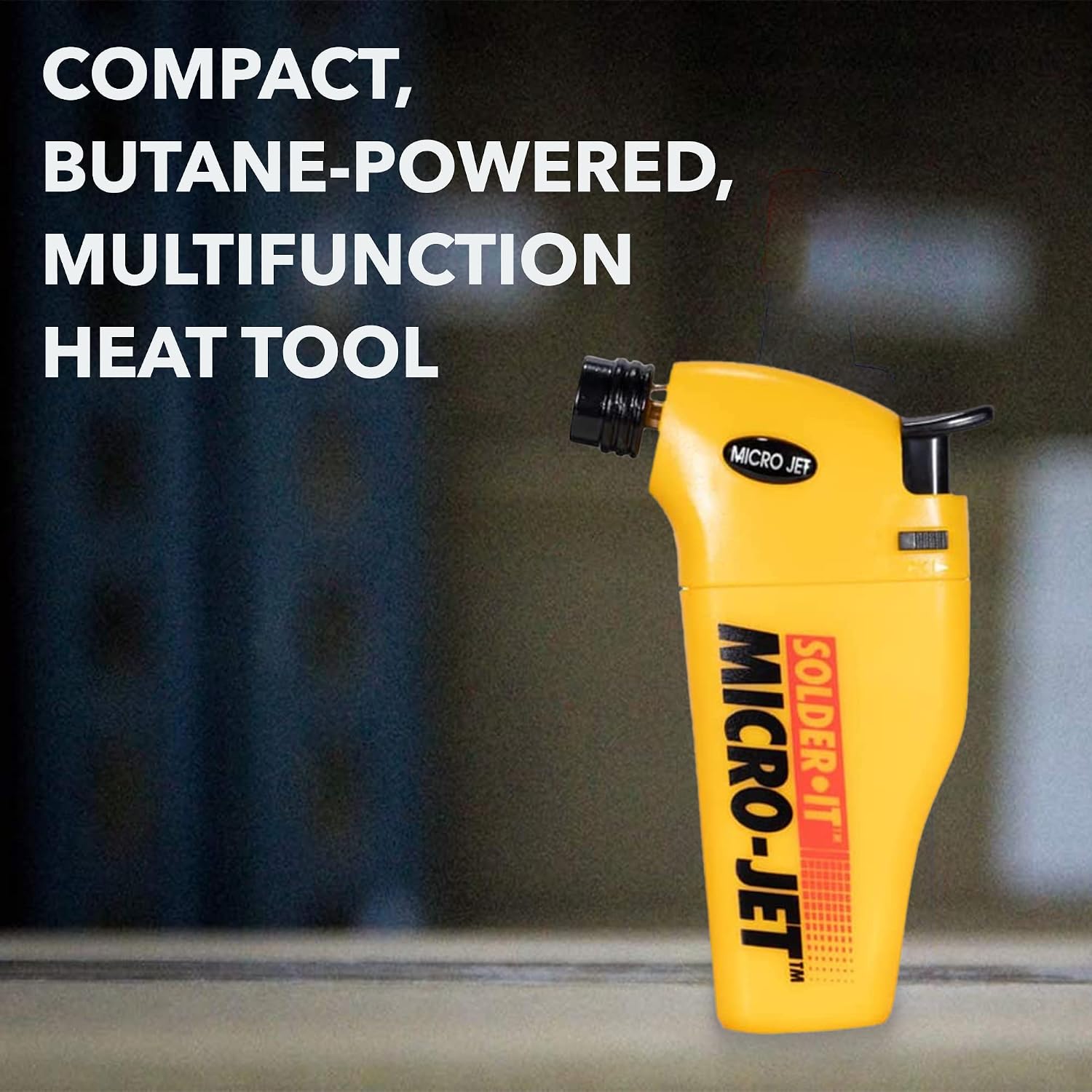 Solder-It Micro-Jet Torch (MJ-300) | Butane Torch Lighter with Safety Lock and CF-30 Butane Refill Fuel Cell | Multi-Use Piezo Electric Lighter, Blow Torch, Soldering Tool, Grill Lighter, and More