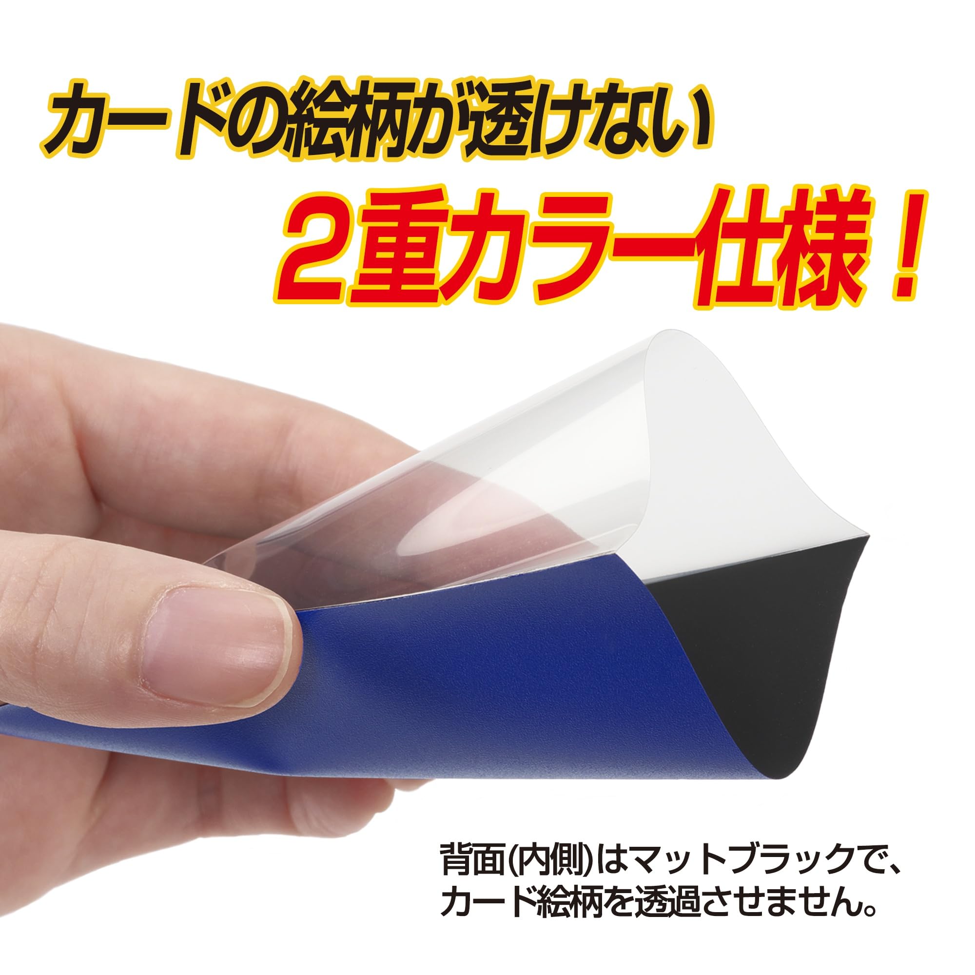 Amazon | やのまん(Yanoman) カードプロテクターハードXJr. ネイビー