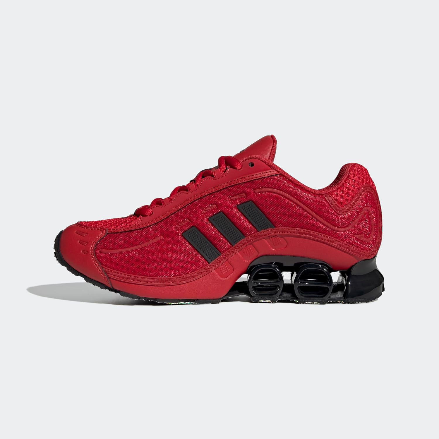 adidas Mens Megaride O1 Lace Up Sneakers Shoes Casual - Red