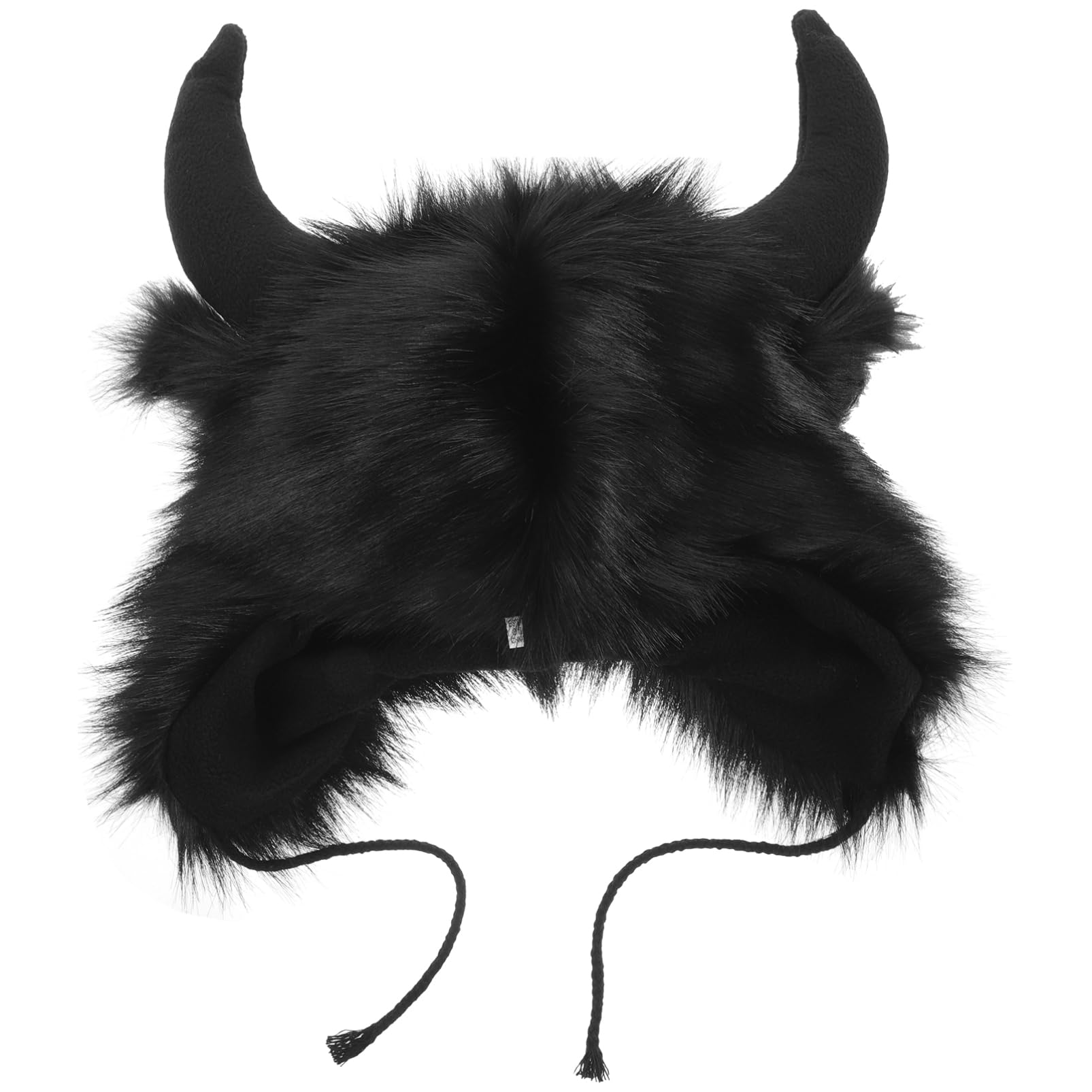 Beavorty Tapa Del Oído De Bocina Fiesta Sombrero De La Novedad Sombrero De Animal Multifuncional Sombrero De Animales Salvajes Sombreros Para Adultos Disfraz Negro Felpa