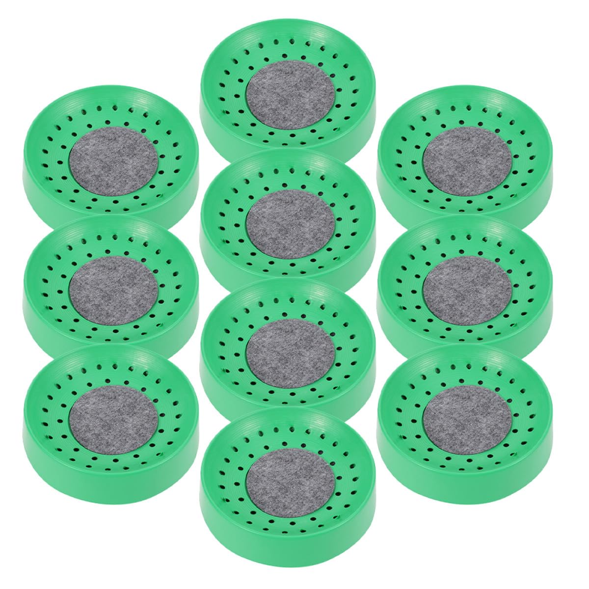 Didiseaon 10 Nidi per Piccioni in Plastica Resistente Set da 10 Pezzi, Ciotole per Nidi Uccelli per Allevamento e Incubazione, Adatti per Gabbie e Pollai Domestici