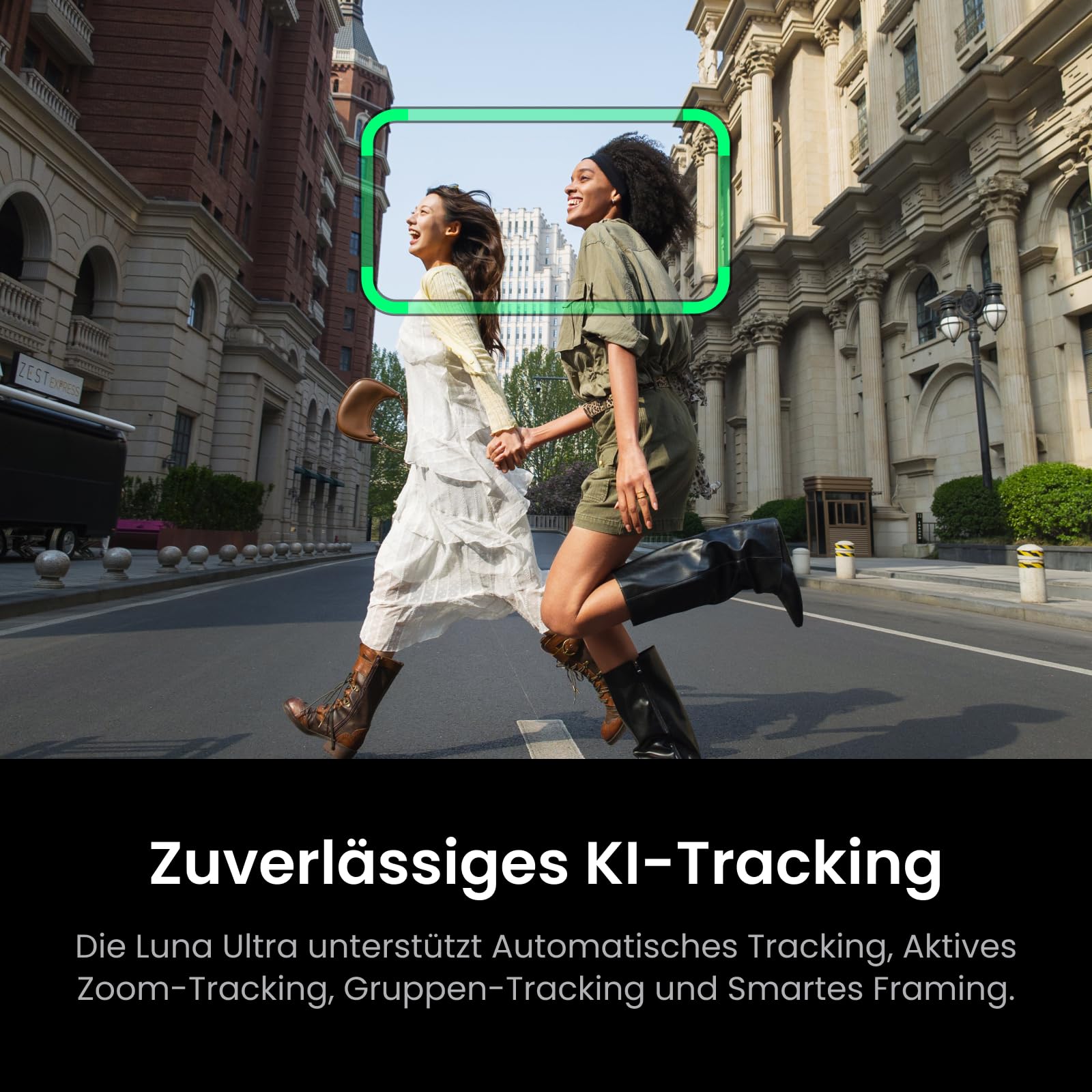 Insta360 Luna Ultra Ausdauer-Bundle – 8K Vlogging-Kamera mit Zwei Leica Objektiven, 12× Zoom, 1"-Sensor, Abnehmbarer 2"-Touchscreen, Dreifach-KI-Chip, kompakte Gimbal-Kamera für Vlogs und Fotografie
