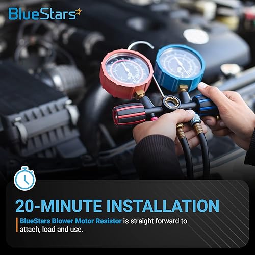 Miniatura 6 de BlueStars - Resistencia de motor soplador 973-013 de alta calidad  Compatible con Ford E-150 E-250 E-350 E-450 E-550 F-250 F-350 F-450 F-550 Super