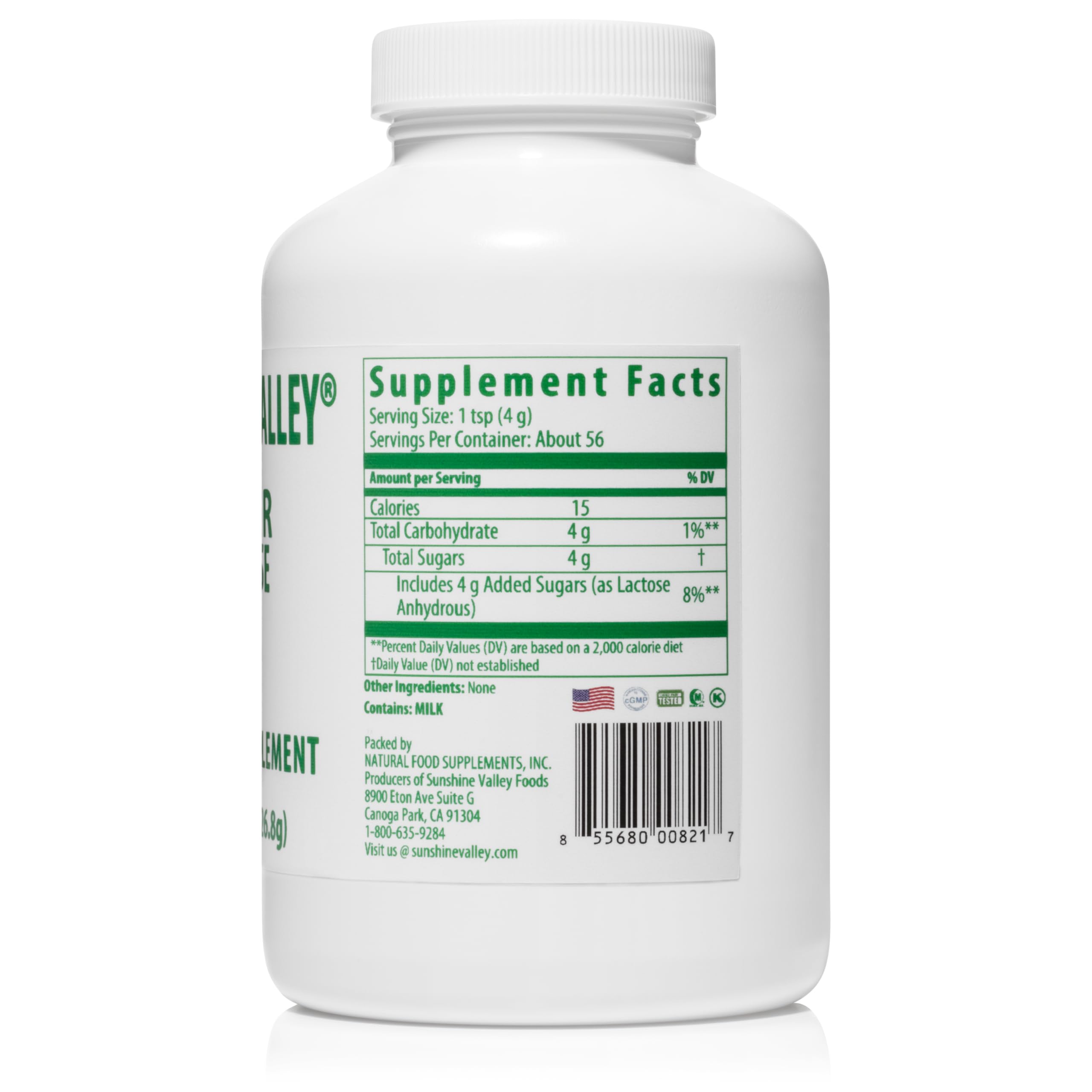 Sunshine Valley® Super Lactose Dry Powder (Free Flow Pour), 8 oz — Amazon image 5