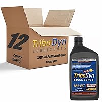 Vista 16 de TRI-EX SAE 75W90 - Aceite sintético para engranajes, 1 cuarto de galón