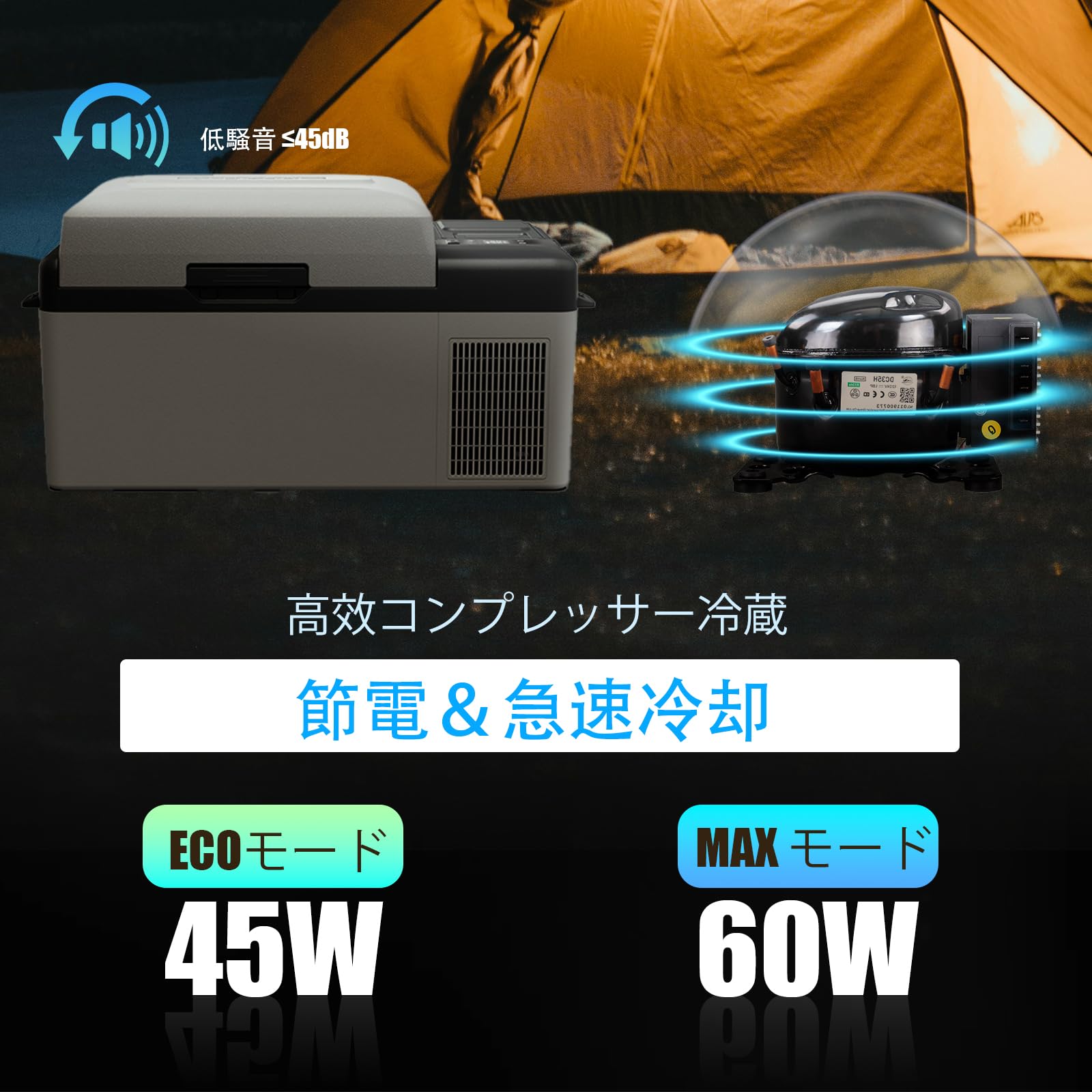 Amazon.co.jp: Alpicool ポータブル冷蔵庫 【バッテリー内蔵可能】車載