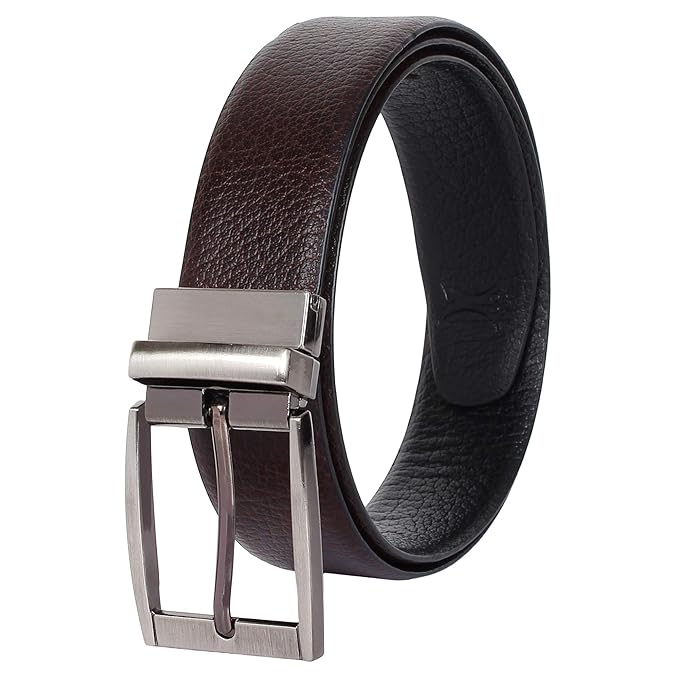 CREATURE Men's Genuine Leather Reversible Belt