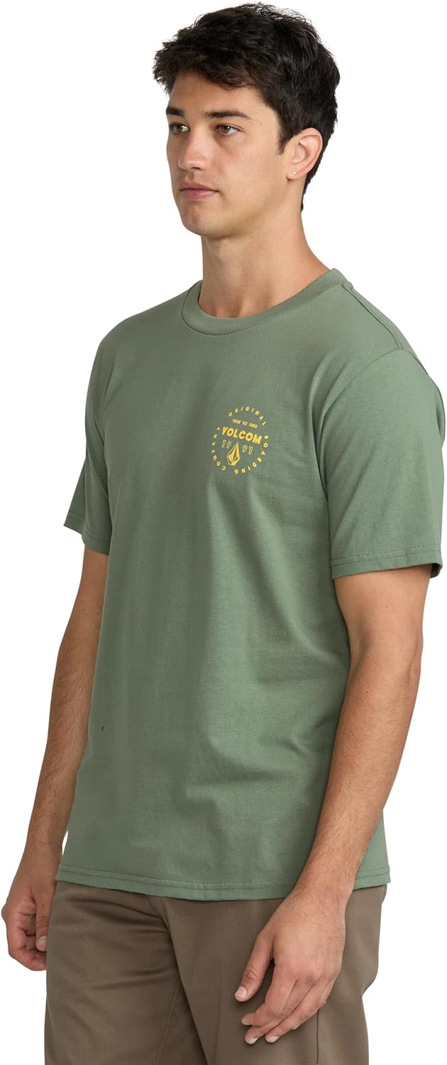 Volcom Men's Mortis Short Sleeve T-Shirt - Classic Fit Crewneck Tee, Soft Cotton, Lightweight & Breathable Casual Shirt - Image 5