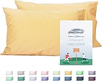 Vista 46 de Sunflower Juego de 2 fundas de almohada tamaño Queen, 100% algodón, 2 fundas de almohada Queen de 20 x 30 pulgadas, color ceniza, suaves