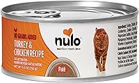Vista 8 de Nulo Paté de Pavo y Pollo Receta Comida Húmeda enlatada para Gatos, 5.5 Onzas (Paquete de 24)