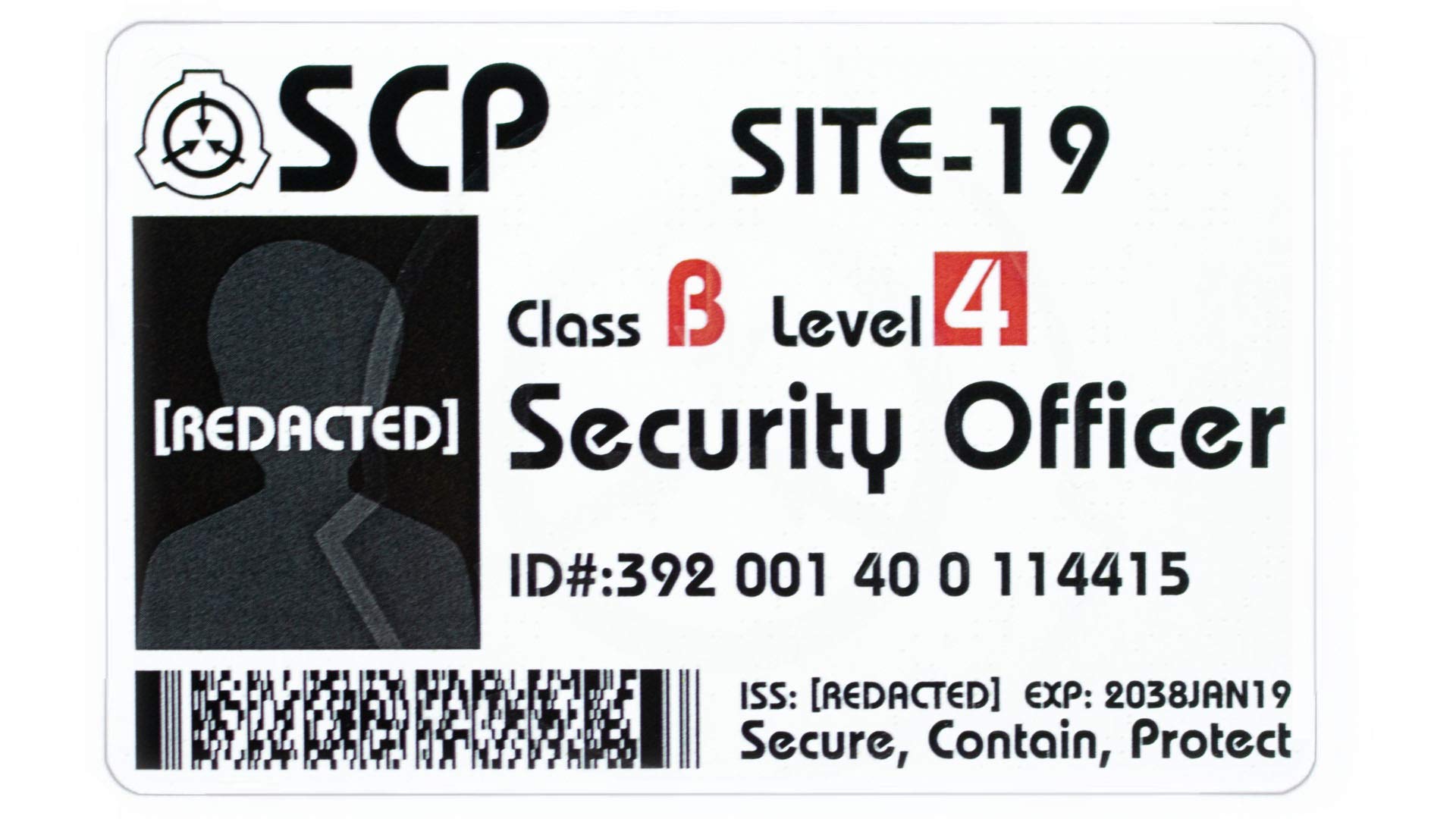 Amazon.co.jp: SCP財団 職員身分証明書 ICカードステッカー