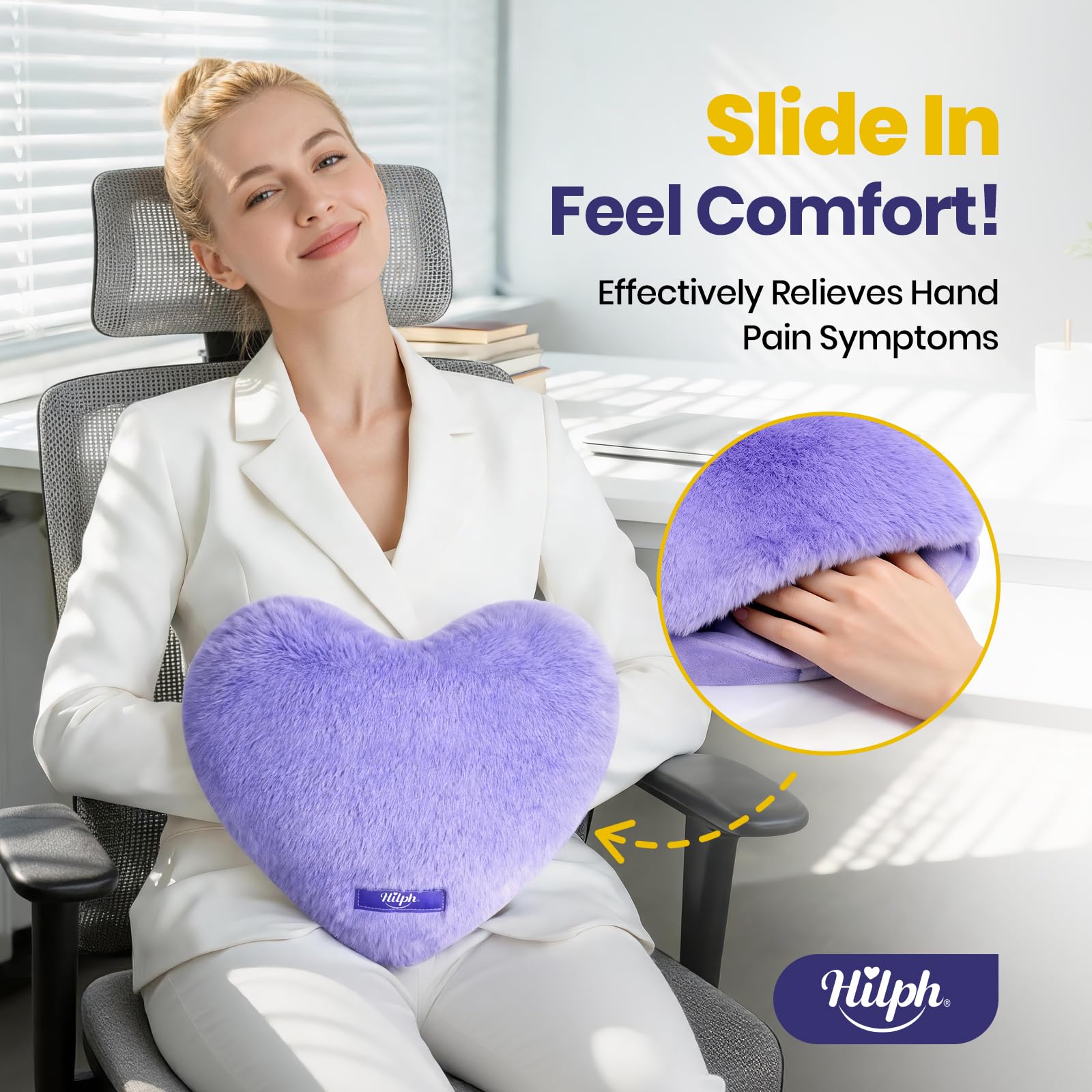 Hilph Coussin chauffant pour les mains - Chauffe-mains - Thérapie par la