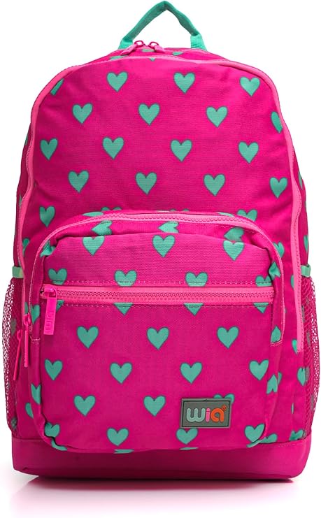 Wia Kalp Desenli Kız Çocuk Okul Sırt Çantası, Standart, WS-001, Pembe, kız-çocuk