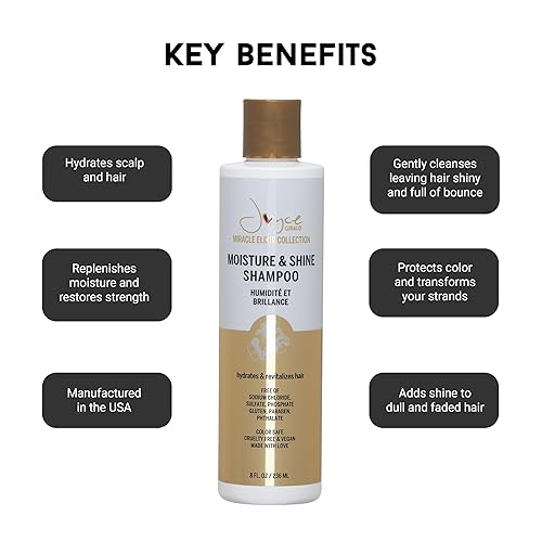 Miniatura 3 de Joyce Giraud Miracle Elixir Moisture & Shine Champú, hidrata y protege el color, 8 onzas líquidas