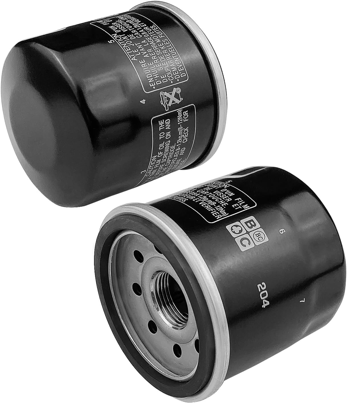 2PCS Oil Filter Replacement for Yamaha Grizzly 350 400 450 660 700 YFM Rhino 700 YXR700 2008-2013 Grizzly 350 auto 2x4 4x4 2007-2014 Grizzly 700 FI auto 4x4 2007-2015 YZF R1 R3 R6