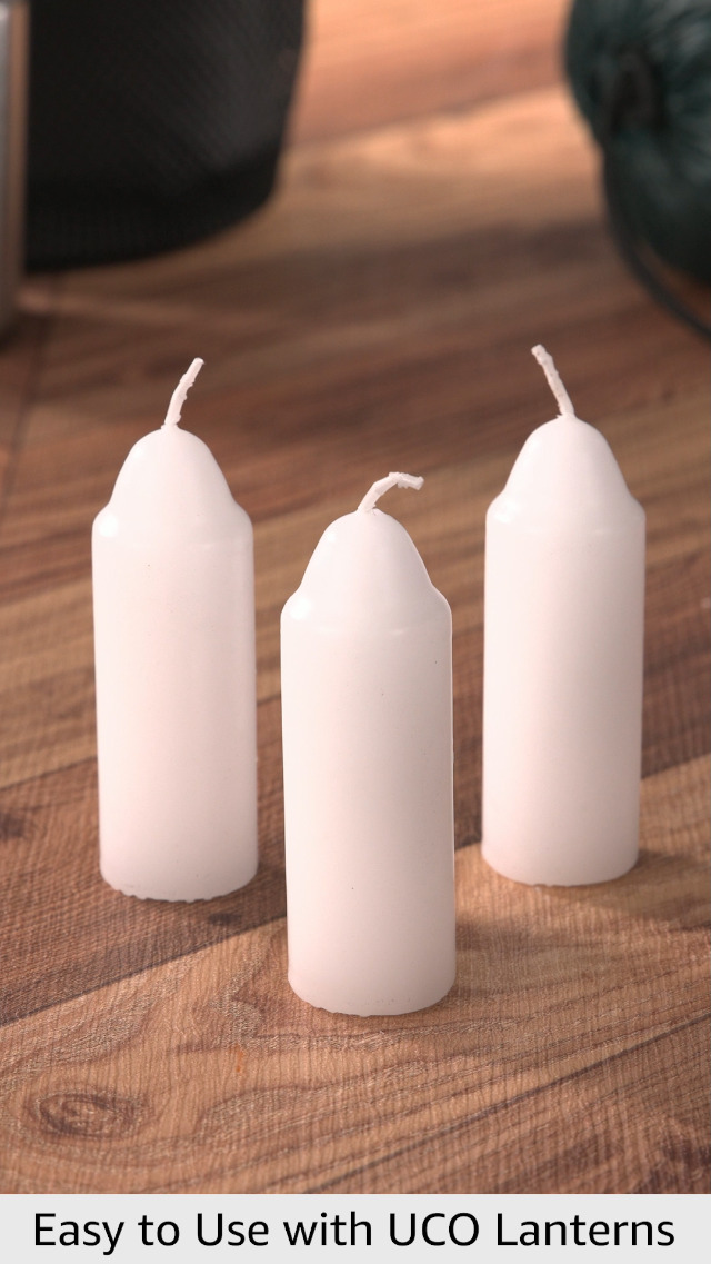 Lot De 20 Bougies UCO 9 Heures Blanches – Parfaites Pour Lanternes De Camping Et D’urgence