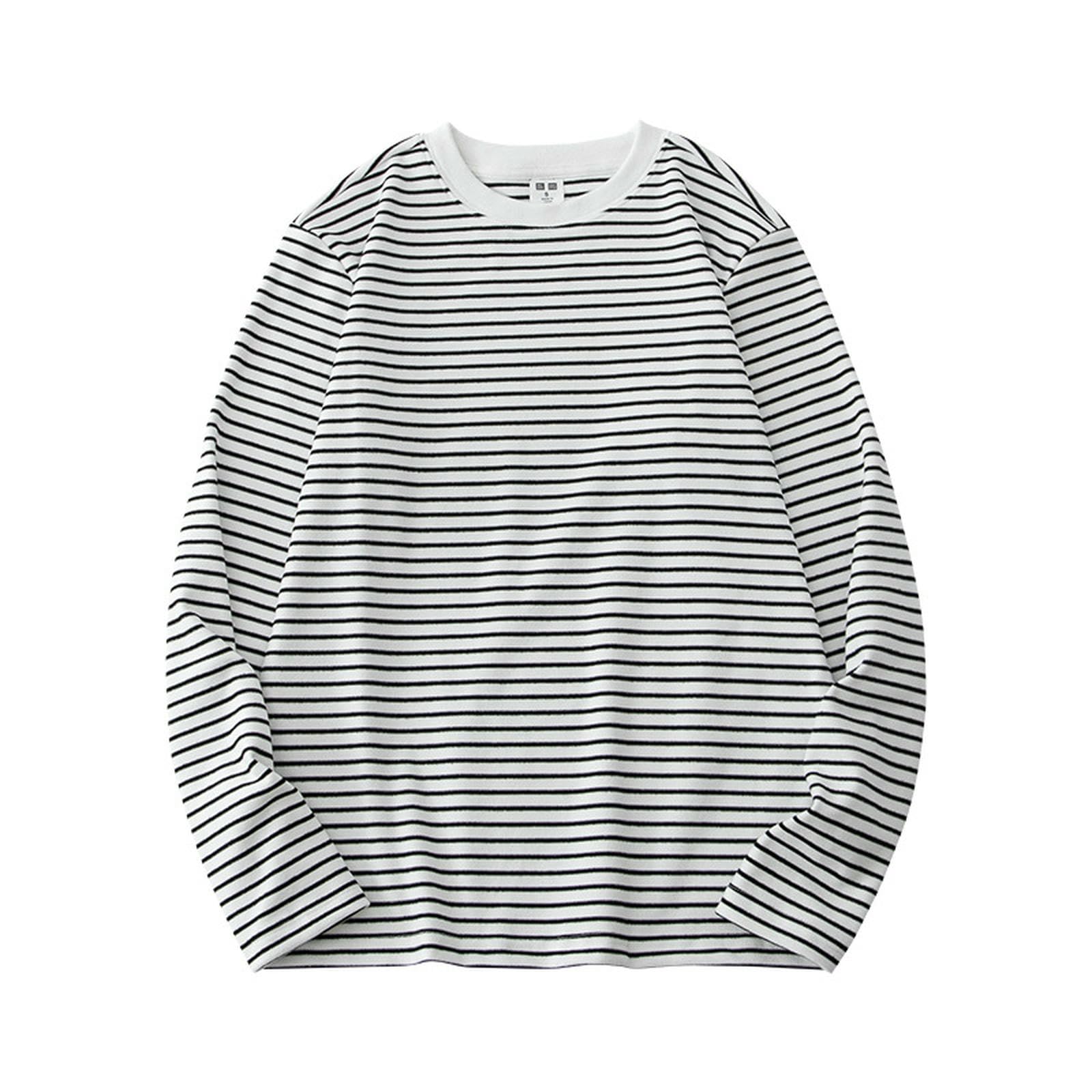 Maglia Termica Camicia da Fondo in Velluto Autunno E Invernale Femminile-Strisce di Albicocca-l