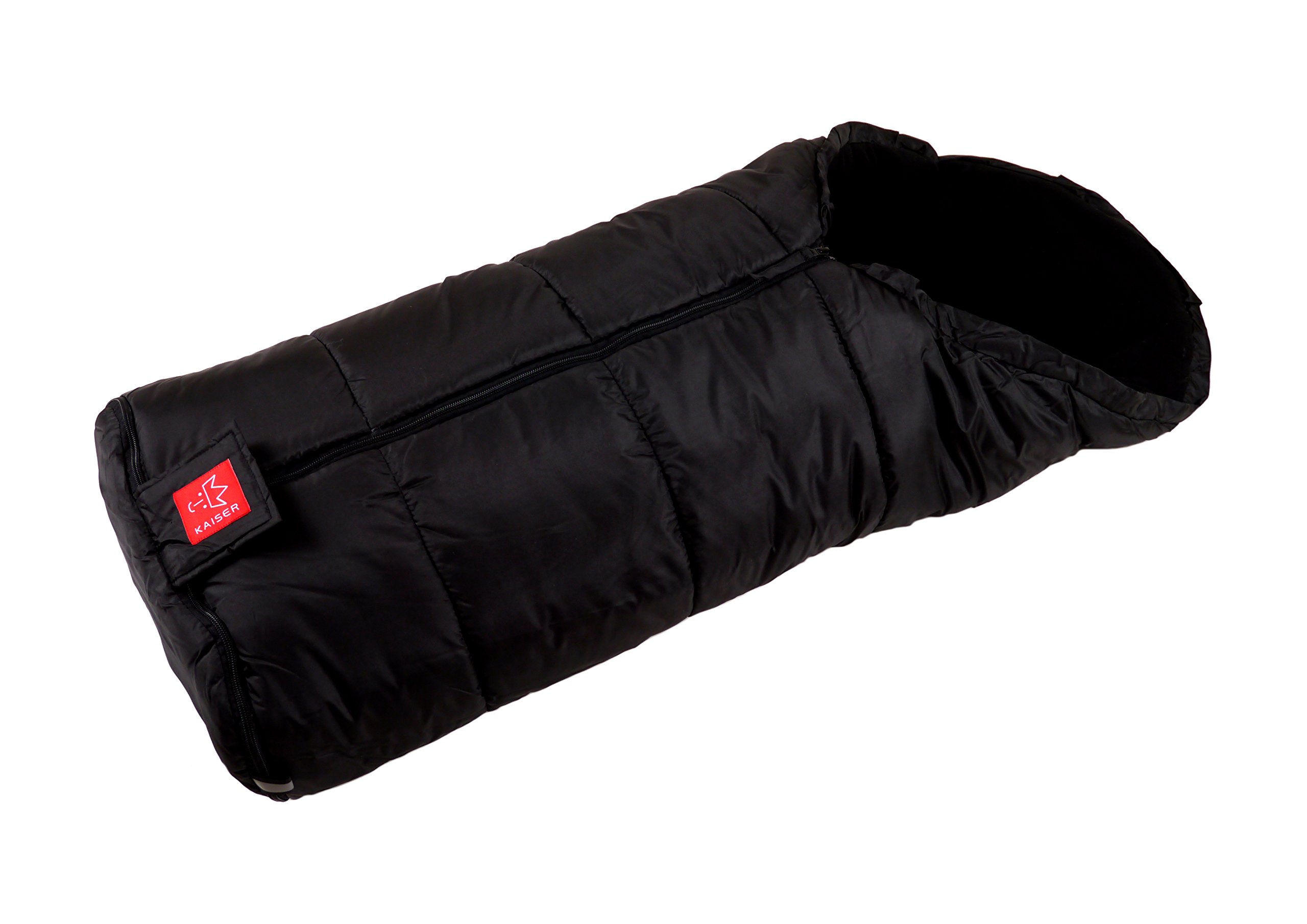 Kaiser 6570625 - Fußsack "Thermo Aktion", Farbe: schwarz, 1 Stück (1er Pack)