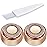 Facial Hair Remover Replacement Heads: Compatible with Finishing Touch Flawless Facial Hair Removal Tool for Women As Seen On TV 18K Gold-Plated Rose Gold (Generation 1 2pack)