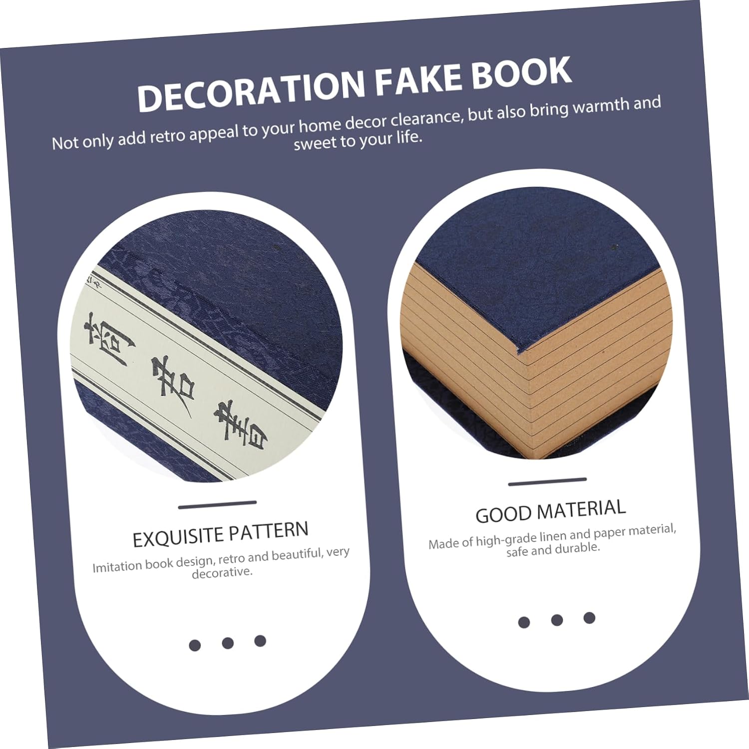 Simulation Book Adorn Decorative Bookshelf Display Prop for Living Rooms