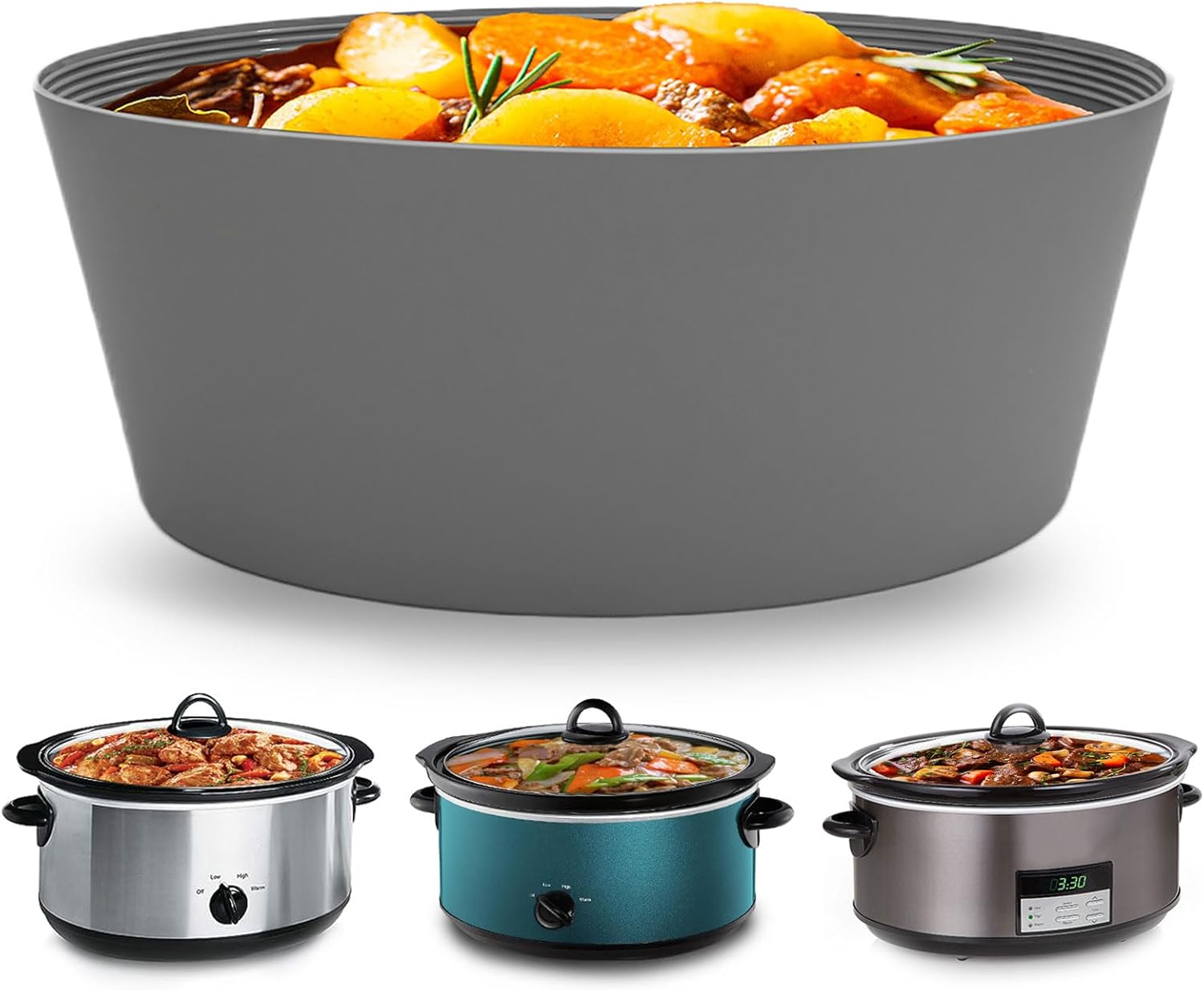 Silicone Slow Cooker Liners for 78QT CrockPot and other