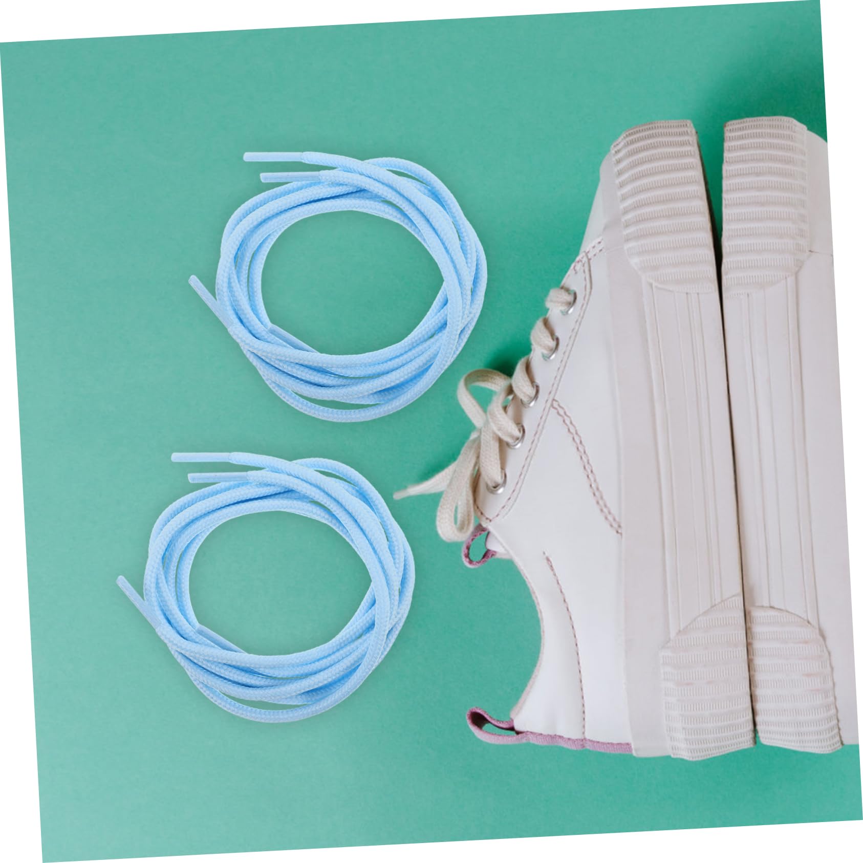 VILLCASE Runde Schnürsenkel aus Polyester 60 Paar für Turnschuhe, 12 Farben | Vielseitig für Schuhe und Hüte, Strapazierfähig und Rund, Geeignet für Freizeit und Bastelarbeiten