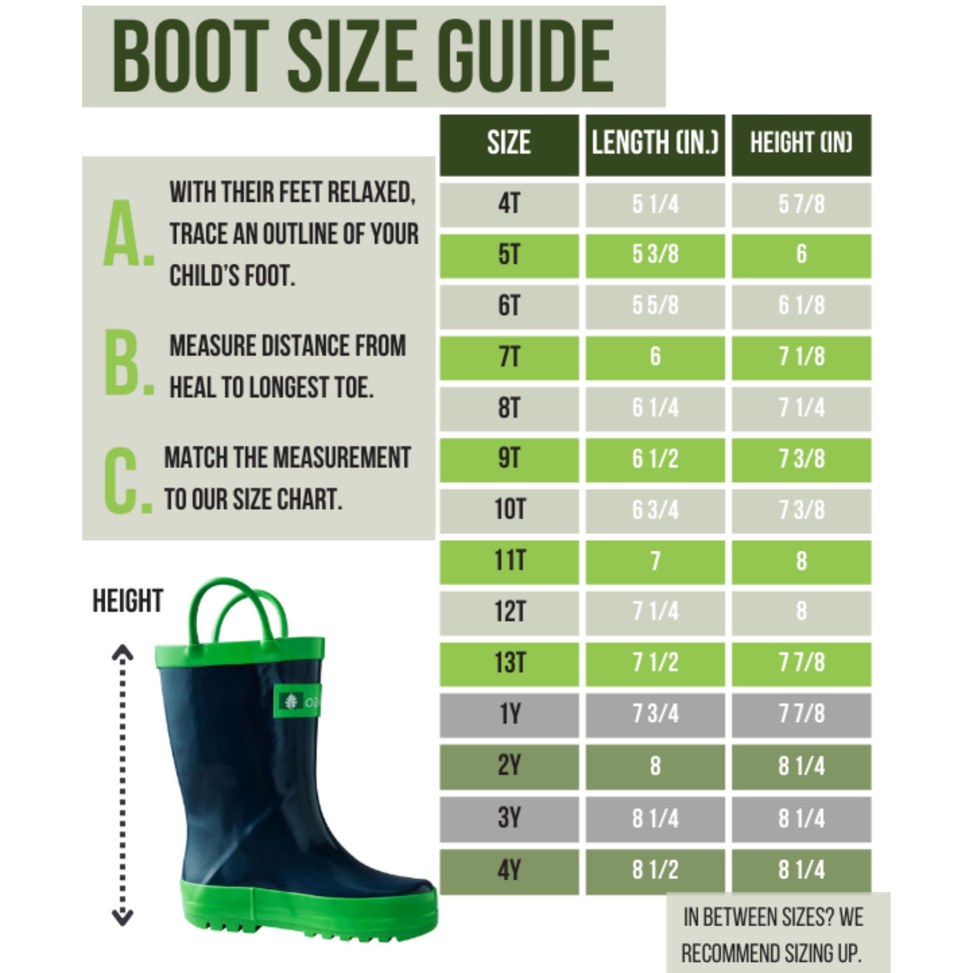 oakiwear Boys – Fácil Botas de Lluvia con Asas de Goma Azul Dinosaurios