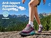 Zapatos de senderismo para mujer CAMEL CROWN, ligeros, antideslizantes, transpirables, para exteriores, trekking, casuales, de caña baja 3