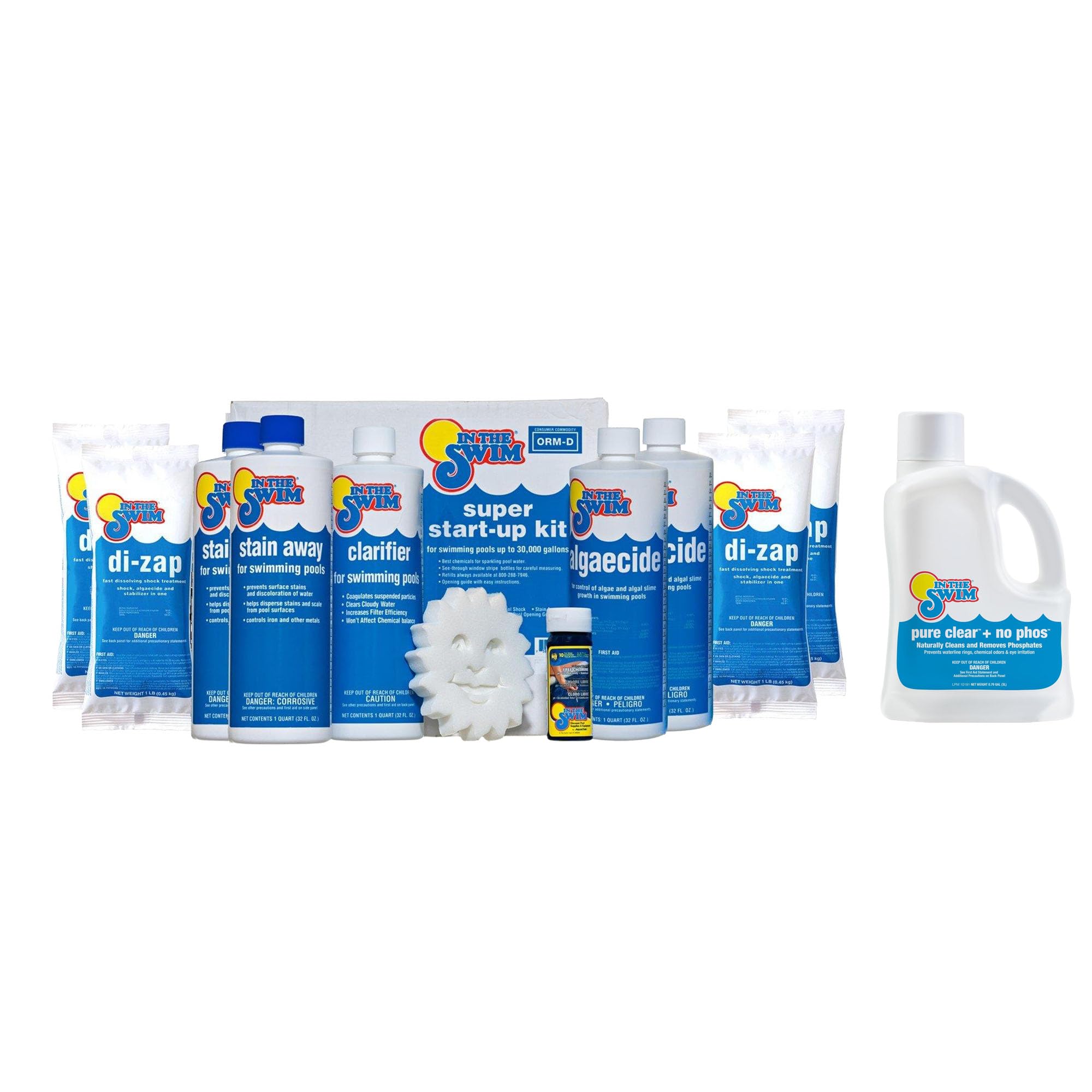 In The Swim Ultimate Pool Opening Chemical Start Up Kit - 35,000 Gallons