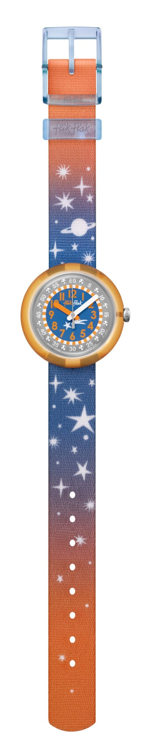 Flik Flak Enfant Analogique Quartz Montre avec Bracelet en Tissu FPNP018