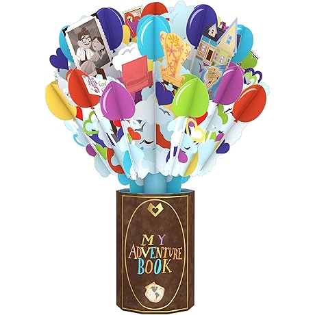 Lovepop Disney and Pixar Up Balloon Bouquet Pop-Up Paper Flower Bouquet