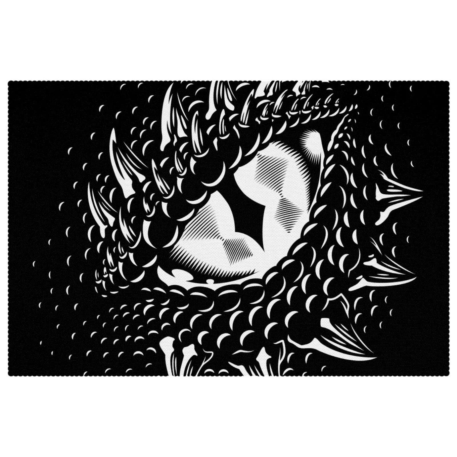Set de table œil de dragon anti-glisse protégeant de la chaleur