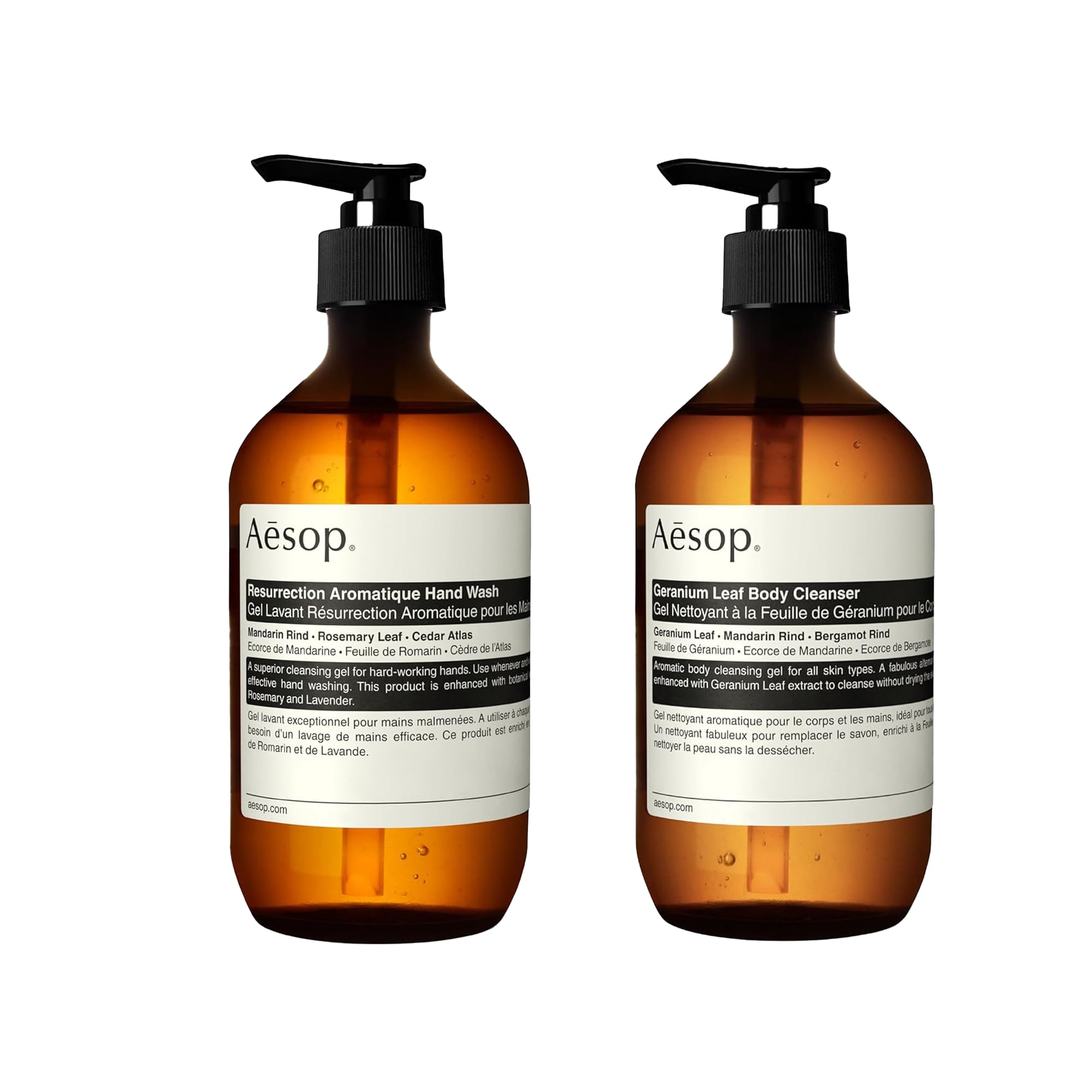 Amazon.com : Aesop Geranium Leaf Body Cleanser & Resurrection
