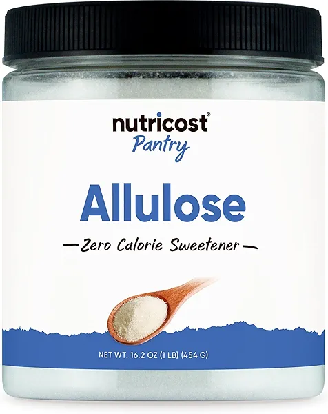 Nutricost Allulose Sweetener (1 LB) - KETO Sugar, 0 Calorie, Low Carb, Natural Sugar Alternative, Crystalline Powder