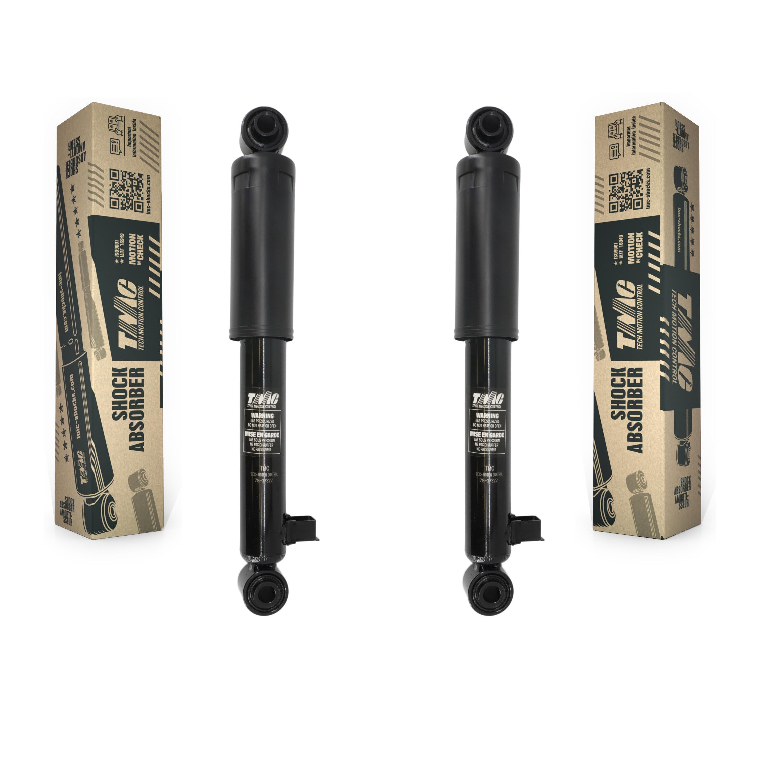 TMC Rear Suspension Shock Absorbers Pair Replacement For Honda Civic - Left Right Side (Driver Passenger) K78-100412 — view 30