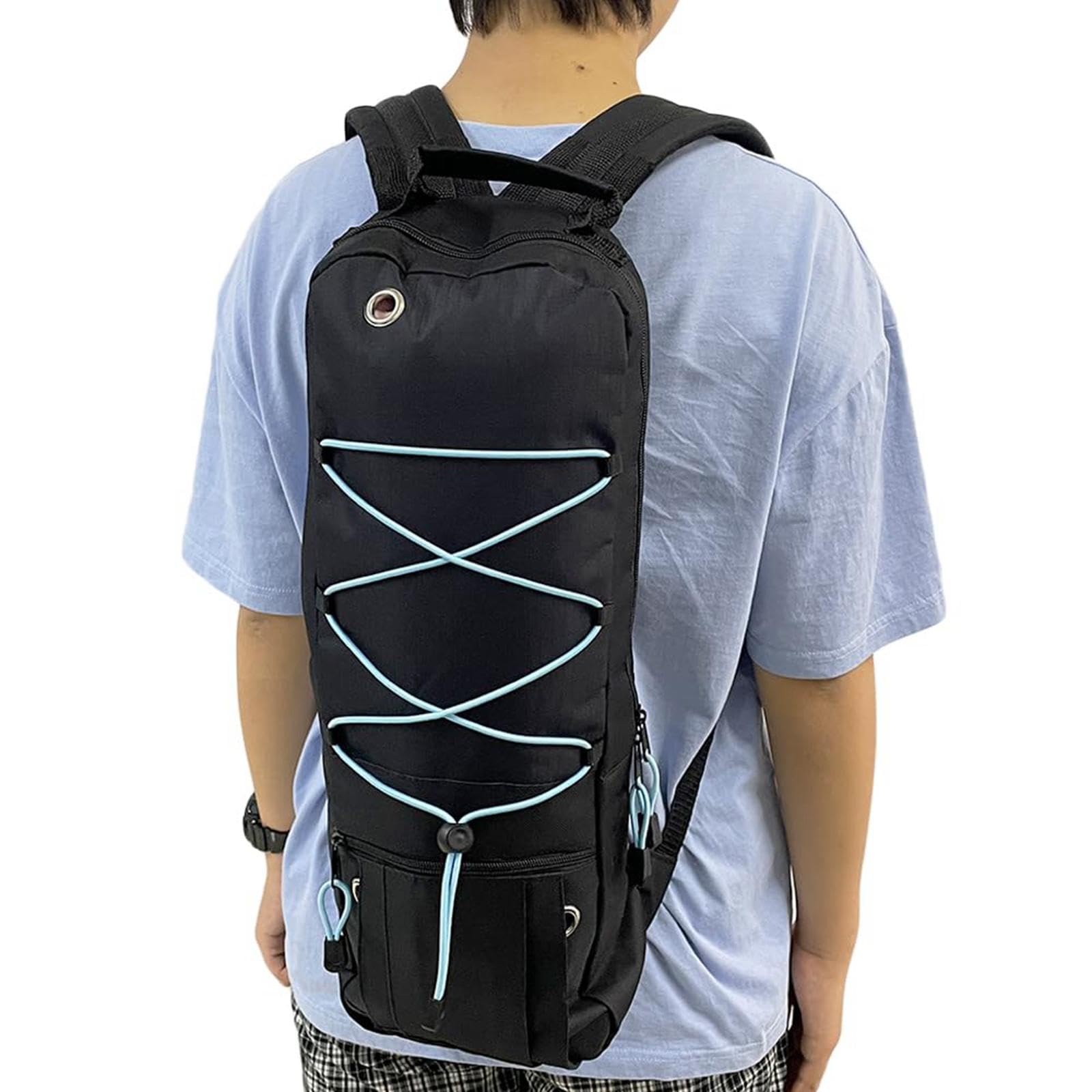harayaa Zaino per Bombole di Ossigeno, Zaino Portatile per Serbatoio di Ossigeno in Tessuto Oxford, Borsa Porta Bombole, 52 x 25 CM