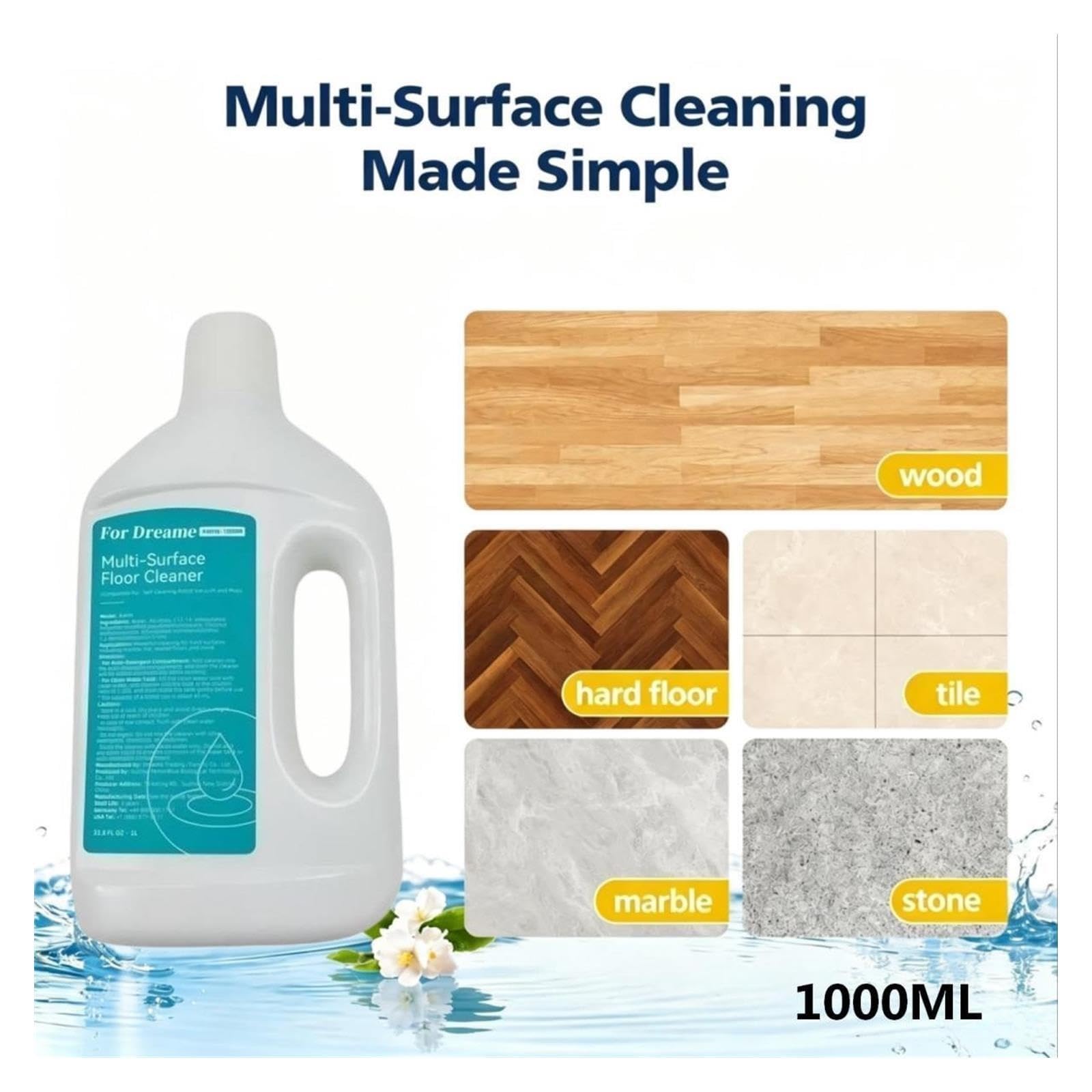 Detergente Multisuperficie. Compatibile Con Dreame L20 Ultra Complete