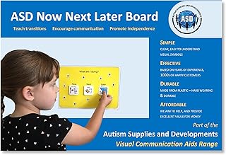 Now Next Later Board for Autism – Visual Timetable for Autistic Children –Classroom Display – SEN – Chore Chart for kids –Autism Learning Resources